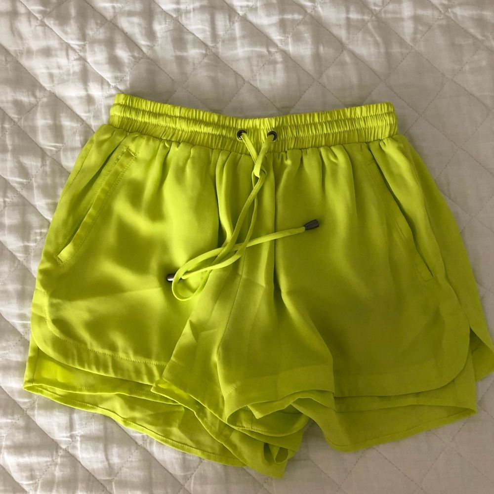 Yellow shorts